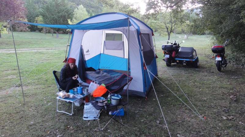Camping à la fraiche