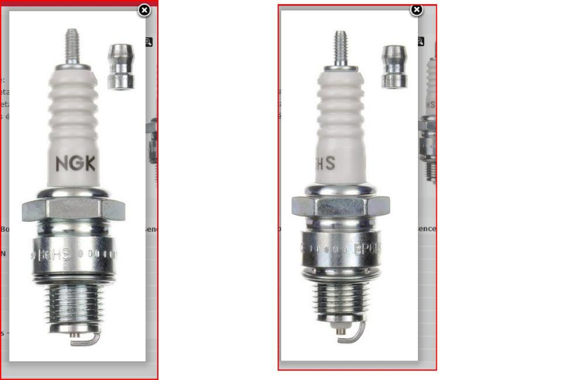 A gauche B6HS  à droite BP6HS